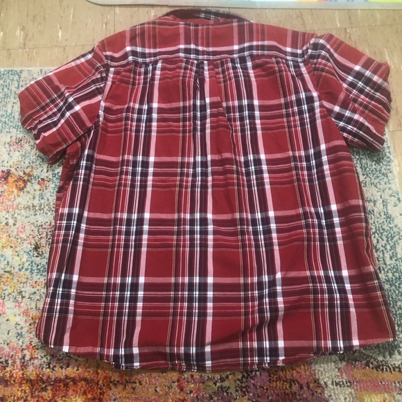 Field + Stream 3XL Red Plaid Button Up Shirt *FLAW - Picture 4 of 6